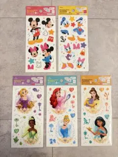 ディズニープリンセス　シール　まとめ売り　デコレーションシール