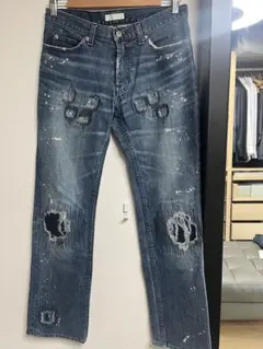 NUMBER （N）INE2001AWスタンダード期ダメージ加工 デニムパンツ