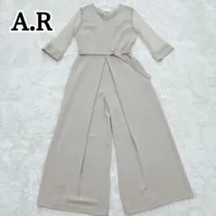 美品✨オールインワンパンツドレス レース A.R タグ付き✨結婚式　お呼ばれのサムネイル