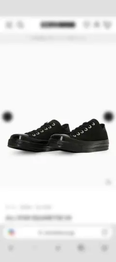 ALL STAR SQUARETOE OX　ブラック