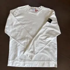 ストーンアイランド　長袖Tシャツ　ロンT ホワイト　L