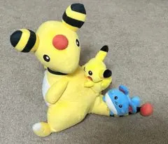 ポケモンセンター トーキョーベイ限定 デンリュウ ピカチュウ マリル ぬいぐるみ