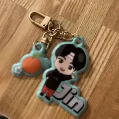 TinyTAN BTS Jin キーホルダー オレンジチャーム