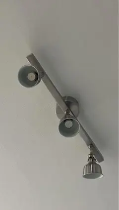 イケア RANARP ラーナルプ　3連シーリングライト ステンレス