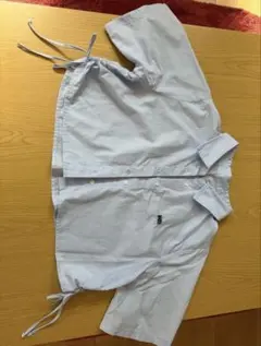 韓国ストリート系　シャツ ブルー