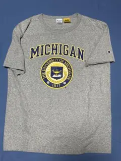 Champion ミシガン大学 Tシャツ Lサイズ グレー