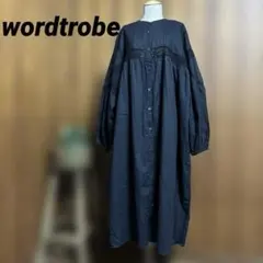 nest robe リネン100%カシュクールワンピース　インディゴ染め nest robe リネン100%カシュクールワンピース インディゴ染め - メルカリ