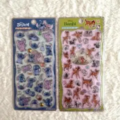 正規品】 ディズニー プチドロ バンビ スティッチ プチドロップステッカー