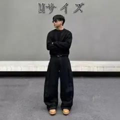 menes jaded london bigboy似 ブラックデニム M