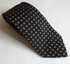 丸善ロイヤルコレクション ネクタイ 黒×金 シルク MARUZEN 日本製