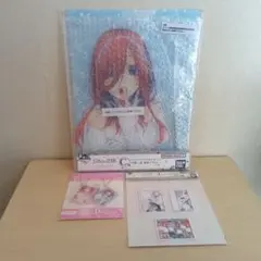 一番くじ 五等分の花嫁 一番くじ化5周年 C賞アクリルボード 中野三玖 H賞I賞