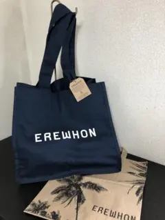 紙袋付き！Erewhon ロゴ入り メッシュトートバッグ ブルーMB店限定商品 紙袋付き！Erewhon ロゴ入り メッシュトートバッグ ブルーMB店限定商品