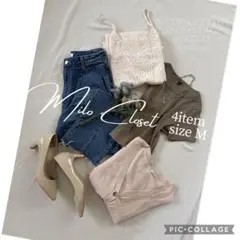 大人レースワンピセット レディース服まとめ売り セットアップコーデ売り M