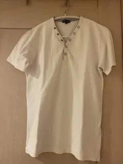MEN'S TENORAS 半袖 ヘンリーネック Tシャツ ホワイトのサムネイル