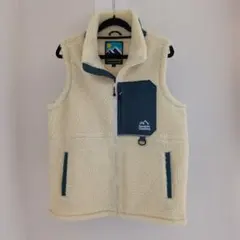 美品　フランクリンクライミング　フリースベスト クリーム色