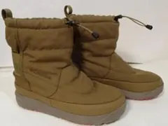 Columbia ブラウン スノーブーツ　コロンビア スピンリールミニブーツ