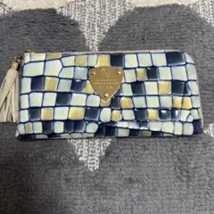 ATAO タイル模様 ロング財布 マルチカラー - メルカリ