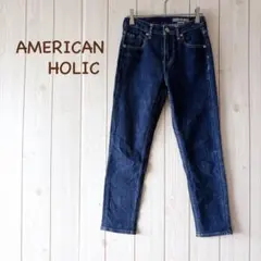 ＊AMERICAN HOLIC＊ ストレッチスキニーデニム インディゴ XSのサムネイル
