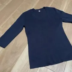 ダークネイビーニット