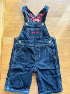 ミキハウス 90 つなぎ ロンパース 美品 記名なし