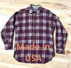 PENDLETON ペンドルトン　USA製　ウール オンブレ　シャツ チェックL