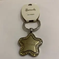 【未使用】Harrods ハロッズ 星型 キーリング キーホルダー ゴールドのサムネイル