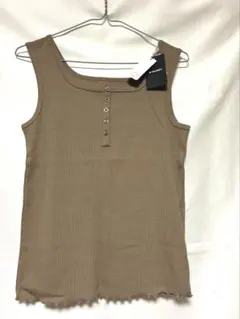 新品　W CLOSET ブラウン タンクトップのサムネイル