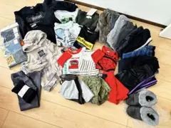 サイズ120～130cm 男児向け服まとめ売り ボアブーツ入り タグ付きあり