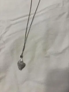 ★SWAROVSKIスワロフスキー　ネックレス　ハート　パヴェのサムネイル