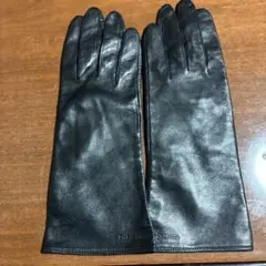 Pinky&dianne ピンキーアンドダイアン レザー ロンググローブ 黒