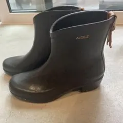 AIGLE レインブーツ　長靴　エーグル　黒　ブラック