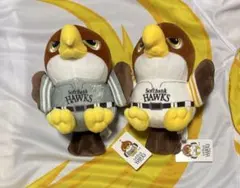 ソフトバンクホークス　鷹ぬいぐるみ 中サイズ　ファイト九州　タカぬい　2等 ソフトバンクホークス たかぬいぐるみ タカぬいぐるみ （小）ファイト