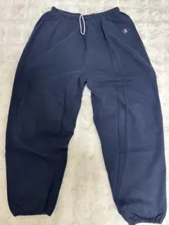 極太Champion スウェットパンツ XL ネイビー チャンピオン