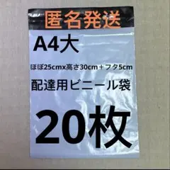 A4 25cmx35cm 배송용 비닐 봉지, 20개 세트