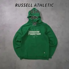 80s USA製 RUSSELL ATHLETIC パーカー プルオーバー M