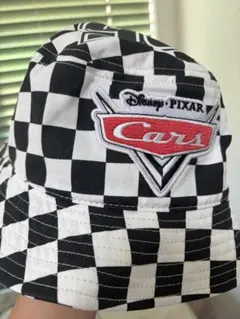 Cars チェック柄キャップ Mサイズ