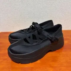 ❀極美品 ZARA サテン風ストラップバレエシューズ 23.5cm 36のサムネイル