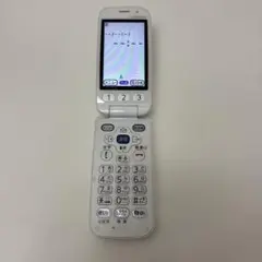 ドコモ docomo らくらくホン フィーチャーフォン F-08C ホワイトのサムネイル