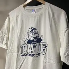 ラッセルアスレチック プリントラグランTシャツ オフホワイト L 美品のサムネイル