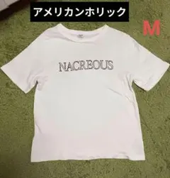 【アメリカンホリック】ロゴTシャツ ホワイト 白のサムネイル