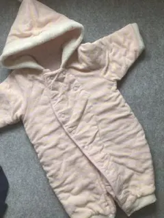 フード付きストライプアウター