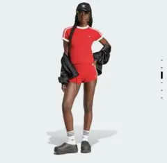 アディダス　adidas オリジナルス　半袖ニット　ゴールドロゴ　S 完売