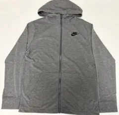 【Nike 】グレー ジップアップパーカー ジュニアLサイズ