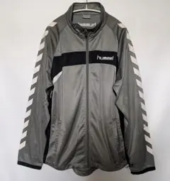 hummel　トラックジャケット　グレー　L　古着