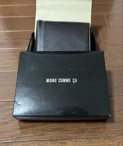 MONO COMME CA 二つ折り財布 ダークブラウンのサムネイル