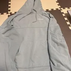 CONVERSE グレー フード付きパーカー