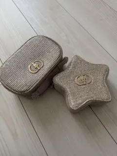 Diorノベルティゴールド ポーチ セット