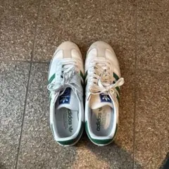 adidas Samba ホワイト/グリーン スニーカー
