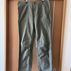 FOB FACTORY F0431 ベイカーパンツ オリーブ Lのサムネイル