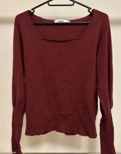 AZUL by moussy ニットカットソー